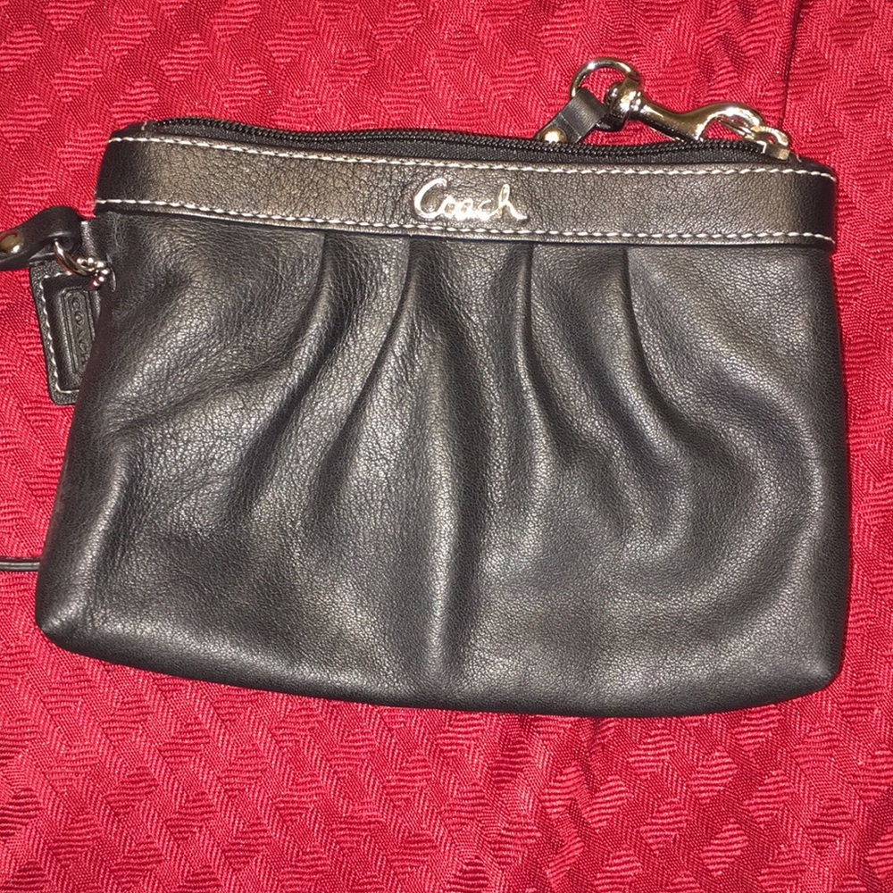 Black coach handbag